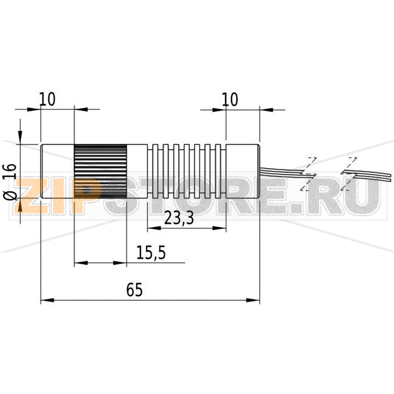 Модуль лазерный, зеленый, 5 МВт Picotronic LC532-5-3-F(16x65) 