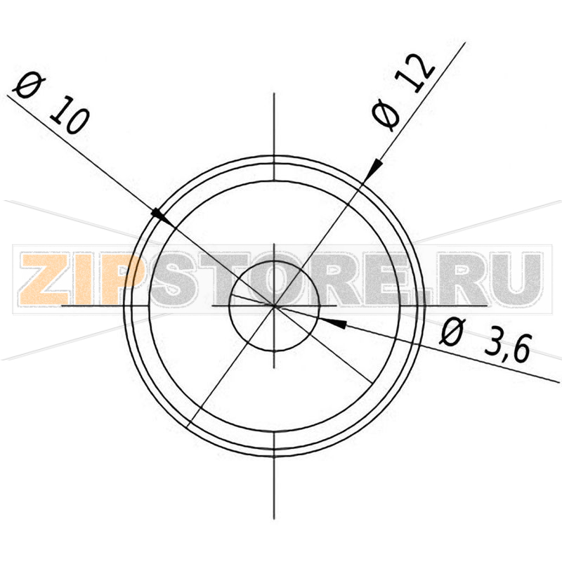 Модуль лазерный, красный, 1 МВт Picotronic DD635-1-5(12x25)15mmat1000mm 