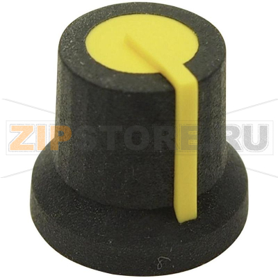 Ручка поворотная, желтая, 16.8x14.5 мм, 1 шт Cliff CL170826MBR 