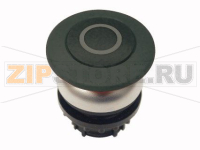 Кнопка грибовидная, RMQ-Titan, без фиксации, черная, с маркировкой Eaton M22-DP-S-X0