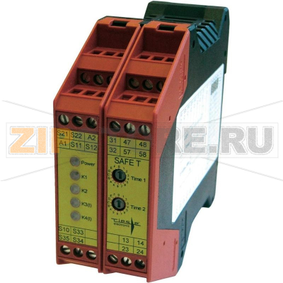 Реле безопасности 24 В/DC, 24 В/AC, 1 шт Riese SAFE TR 