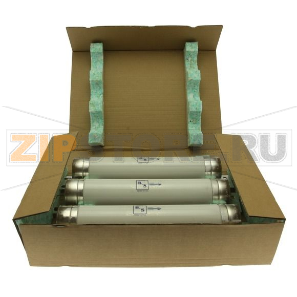 Предохранитель двигателя, 200 A, AC 7.2 kV, BS TA2, 76x485 мм Eaton 7.2KV 200Amp 3" MOTORSTART FU 