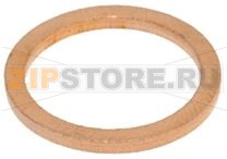 FLAT GASKET COPPER 1/4 ø 17,2x13,7x2 mm 