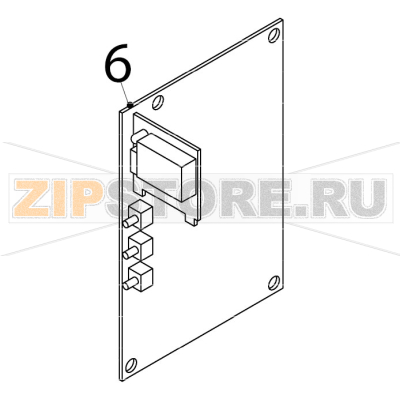 Controller board Hoshizaki IM-65NE-25 Controller board Hoshizaki IM-65NE-25Запчасть на деталировке под номером: 6