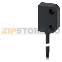 Выключатель с магнитным приводом Контактный блок, прямоугольный малый 26 x 36 мм, для петли двери слева, контактные элементы: предохранительные контакты 2 НЗ Сигнальный контакт 1 НЗ с соединительным кабелем 3 м без светодиода, подходящий электромагнит 3SE