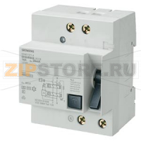 УЗО ТИП B УСТАН.ГЛУБИНА=70MM 16A 2-ПОЛ. IFN 30MA 400V 2МОД. ЗАДЕРЖКА ПО ВРЕМЕНИ Siemens 5SM3321-4