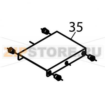 Air outlet regulator Fagor FI-2700I Air outlet regulator Fagor FI-2700IЗапчасть на деталировке под номером: 35Название запчасти Fagor на английском языке: Air outlet regulator FI-2700I.