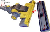 SPAZZOLA COMBI DC08 GIALLA