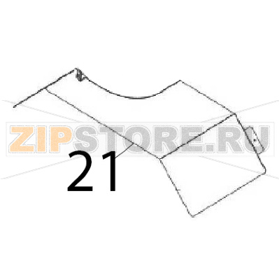 Bridge deflector Angelo Po FM1221E1 Bridge deflector Angelo Po FM1221E1Запчасть на деталировке под номером: 21