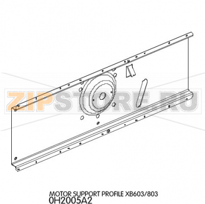 Motor support profile Unox XVC 304 Motor support profile Unox XVC 304Запчасть на деталировке под номером: 8Название запчасти на английском языке: Motor support profile Unox XVC 304