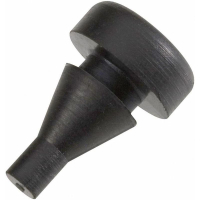 Ножка приборная, черная, 10х15.4 мм, 1 шт PB Fastener 1301-01