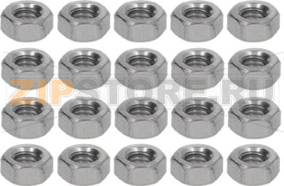 NUT HEX. DIN 934 M6 - 20PCS 
