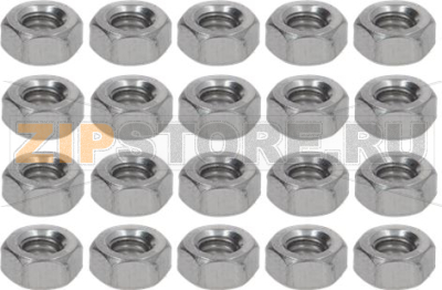 NUT HEX. DIN 934 M6 - 20PCS 