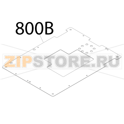 Protezione inf. Y10 Sirman Palladio 350 Automec Protezione inf. Y10 Sirman Palladio 350 AutomecЗапчасть на деталировке под номером: 800B