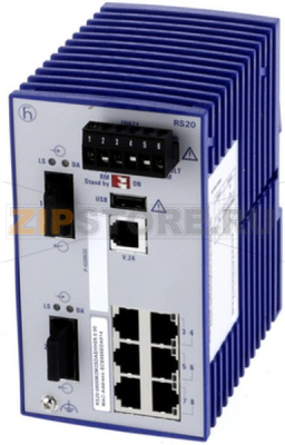 Коммутатор 100 Мбит/с, 6 портов, RJ45 Hirschmann RS20-0800M2M2SDAEHH 