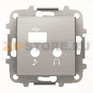 Накладка для медиа-комбайна, нержавеющая сталь ABB 2CLA856830A1401 