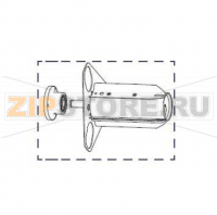 Шпиндель подмотки ленты (с подшипниками) Zebra ZT610