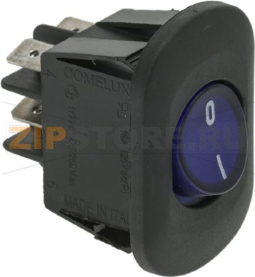 2-ПОЛЮСНЫЙ ПЕРЕКЛЮЧАТЕЛЬ, ГОЛУБОЙ, 16 А, 250 В 