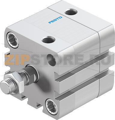 Пневмоцилиндр компактный Festo ADN-40-10-A-PPS-A 