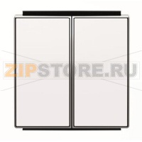 Клавиша для двухклавишных выключателей/переключателей/кнопок, альпийский белый ABB 2CLA851100A1101