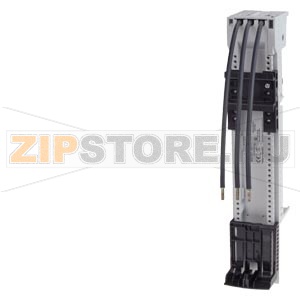 ШИННЫЙ АДАПТЕР S00/O, 25A, FOR 60MM BUSBAR SYSTEM 45X260MM LONG, SPECIAL CABLES WELDED ON, AWG 12 167MM LONG SPACER ENCLOSED MOUNTING RAIL SCREWED ON Siemens 8US1251-5DT11 