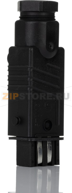 Разъем питания прямоугольный 10 А, 400 В, 3P+E, IP54, черный Hirschmann 932140100 
