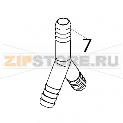 Y Connection Fagor AD-48 D Y Connection Fagor AD-48 DЗапчасть на деталировке под номером: 7Название запчасти Fagor на английском языке: Y Connection AD-48 D.
