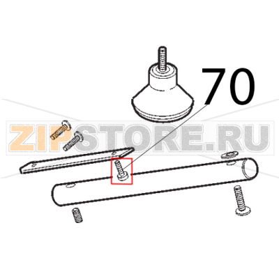 Vite piastrina movimento Sirman Topaz 250 Vite piastrina movimento Sirman Topaz 250Запчасть на деталировке под номером: 70