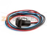 INTERRUTTORE CON CAVI, PULSANTE, LED,