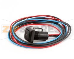 INTERRUTTORE CON CAVI, PULSANTE, LED, 