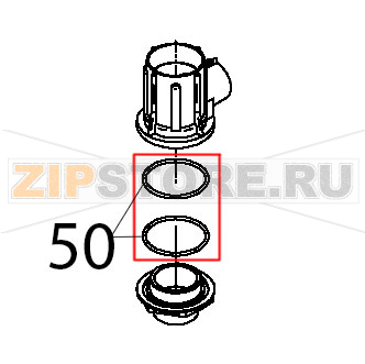 Oring supporto torretta grande rif. 4262 Teikos TS603 Oring supporto torretta grande rif. 4262 Teikos TS603Запчасть на деталировке под номером: 50