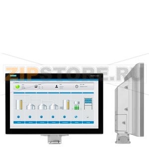 SIMATIC IPC477E PRO, корпусный панельный ПК ( исполнение IP65) ; с сенсорным дисплеем с диагональю 19 дюймов и технологией &quot;мультитач&quot; (1366 x 768 пикселей); для установки на пьедестал с возможностью установки компонентов расширения (фланец снизу); 4 USB 