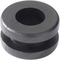 Зажим кабельный 8 мм, черный, 1 шт HellermannTyton HV1302-PVC-BK-M1