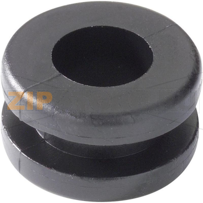 Зажим кабельный 8 мм, черный, 1 шт HellermannTyton HV1302-PVC-BK-M1 