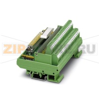 Модуль VARIOFACE с винтовыми зажимами и штыревым миниразъемом D-Sub Phoenix Contact FLKM-D37 SUB/S/LA