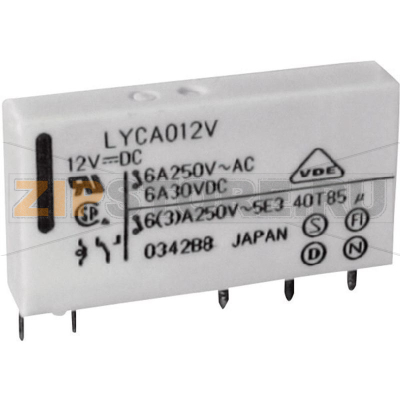 Реле электромагнитное 5 В/DC, 6 А, 1 шт Fujitsu FTR-LYCA005V 