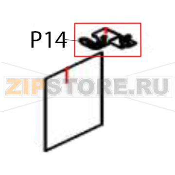 Upper hinge Hurakan HKN-WP900M Upper hinge Hurakan HKN-WP900MЗапчасть на деталировке под номером: P14