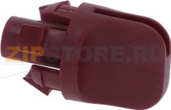 KNOB(INSERT)RED (PA6) EO14 