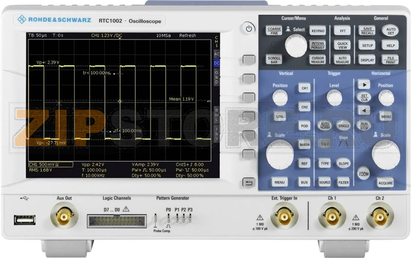 Осциллограф цифровой 50 МГц, 2 канала Rohde & Schwarz RTC1002EDU 