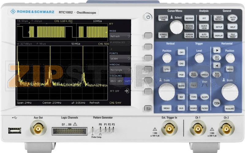 Осциллограф цифровой 50 МГц, 2 канала Rohde & Schwarz RTC1002EDU 