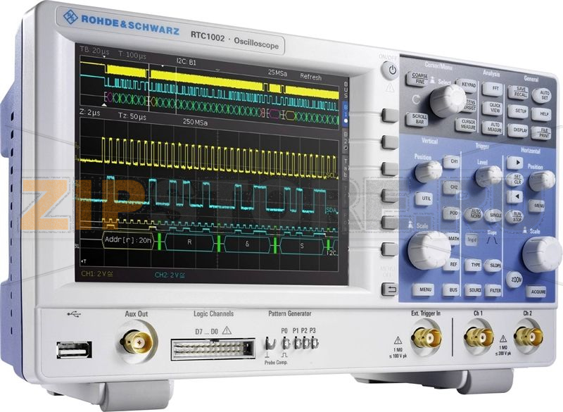 Осциллограф цифровой 50 МГц, 2 канала Rohde & Schwarz RTC1002EDU 