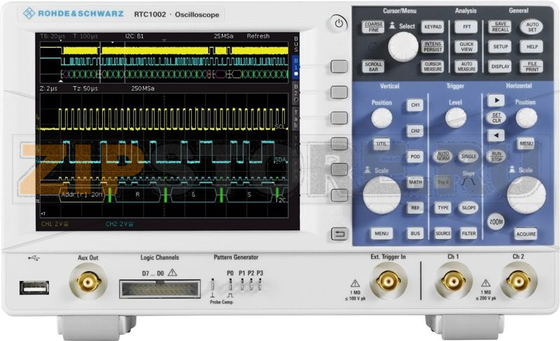 Осциллограф цифровой 50 МГц, 2 канала Rohde & Schwarz RTC1002EDU 