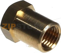 Sleeve nut M8 x 1 