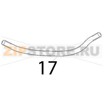 Tubo scarico acqua Scotsman B 40 Tubo scarico acqua Scotsman B 40Запчасть на деталировке под номером: 17