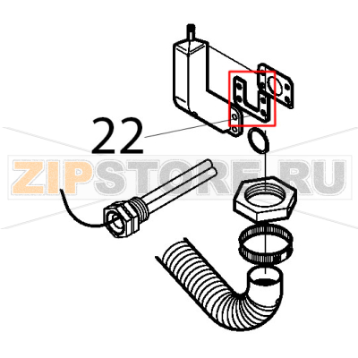 Air trap link Silanos E1000 Air trap link Silanos E1000Запчасть на деталировке под номером: 22