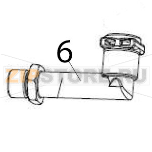 Pump fittings Hurakan HKN-ME717 Pump fittings Hurakan HKN-ME717Запчасть на деталировке под номером: 6
