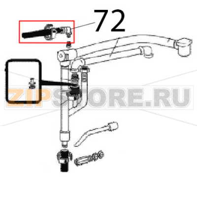 Nozzle support. elbow Angelo Po FC241G Nozzle support. elbow Angelo Po FC241GЗапчасть на деталировке под номером: 72