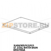 St. Steel water basin Unox XL 415