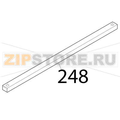 Barra quadra Sirman Canova 300 Barra quadra Sirman Canova 300Запчасть на деталировке под номером: 248