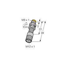 Датчик индуктивный Turck NI3-EG08K-Y1-H1341